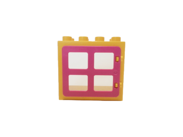 Lego_duplo_okno_zlute_ruzova_okenice